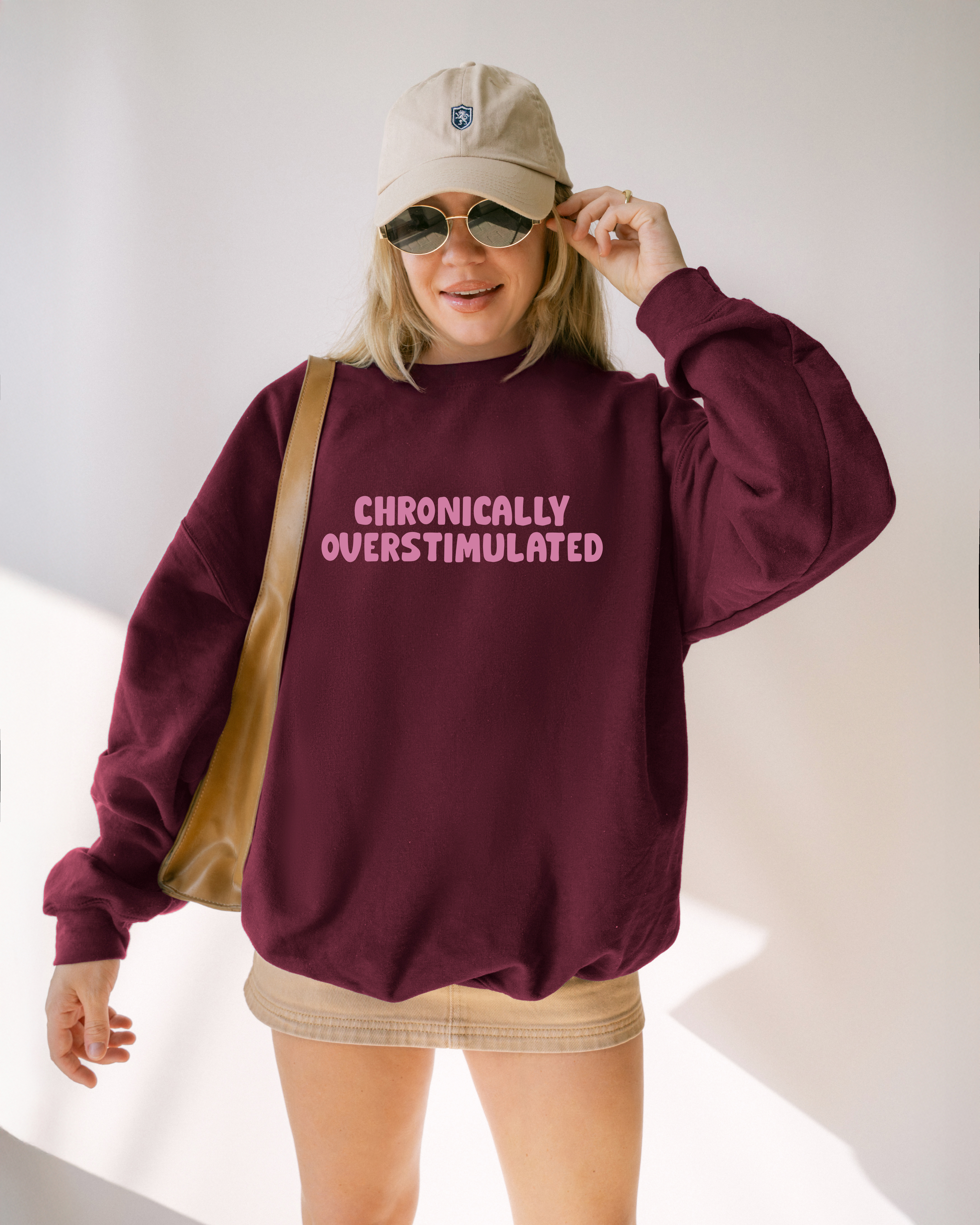 Chronically Overstimulated Crewneck/Hoodie
