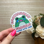 Emotionally Fragile Handle With Care Sticker