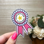 I Cried But I Did It Anyway Sticker