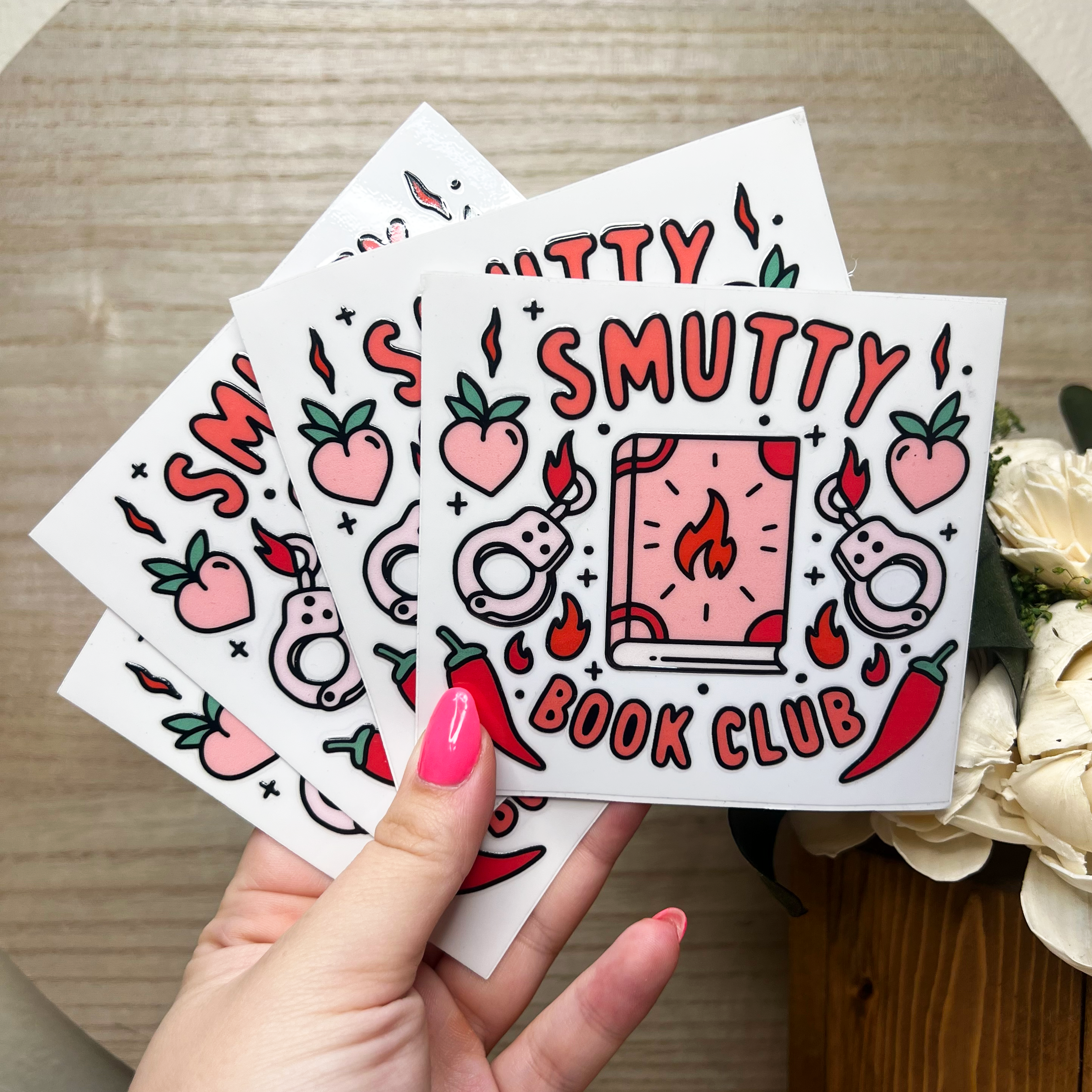 Smutty Book Club Decal