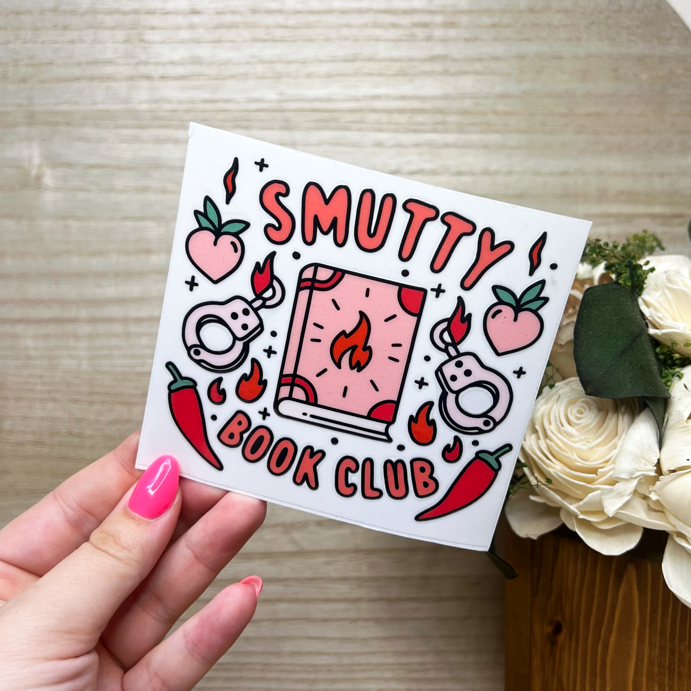 Smutty Book Club Decal