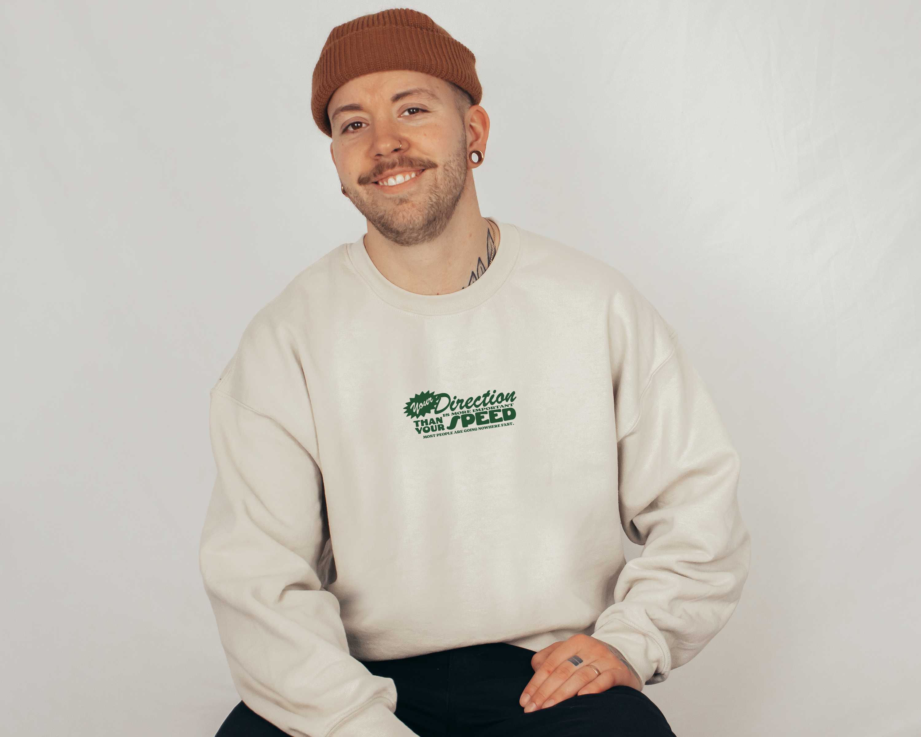 Your Direction is More Important Than your Speed Crewneck/Hoodie