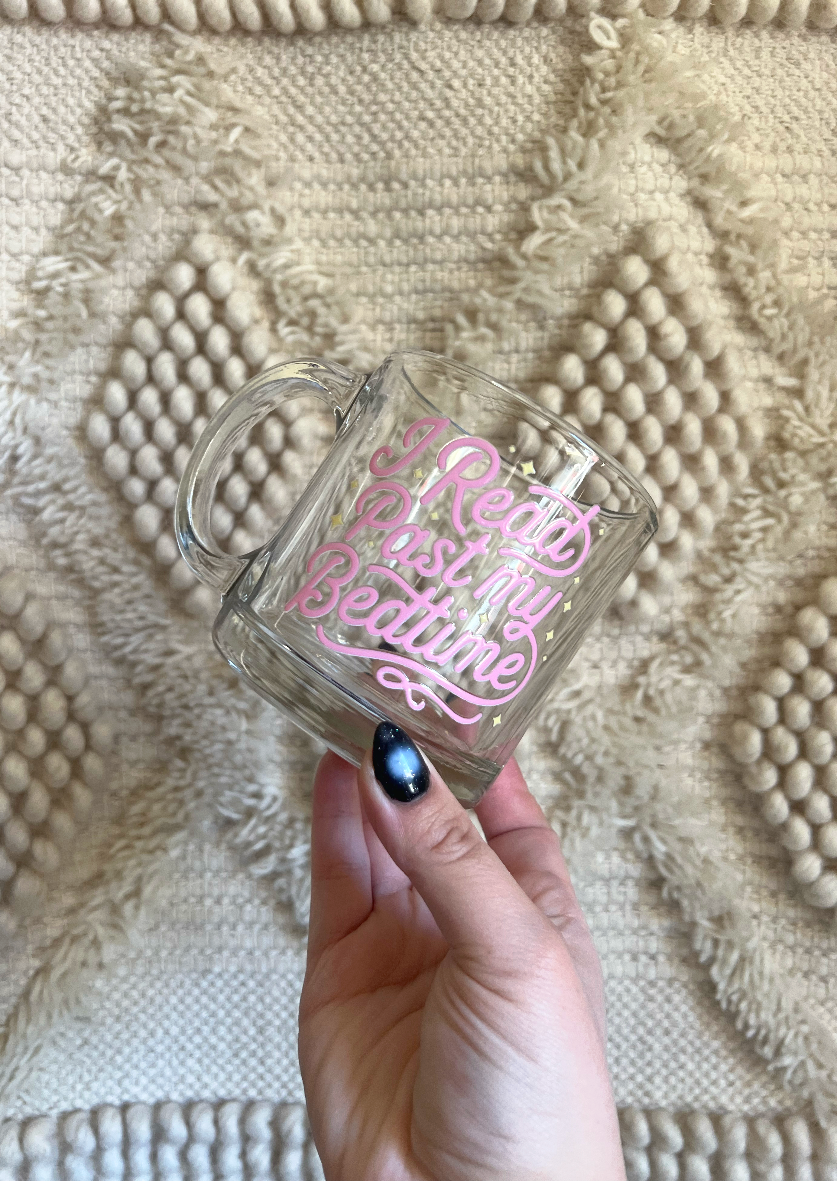 I Read Past My Bedtime Glass Mug