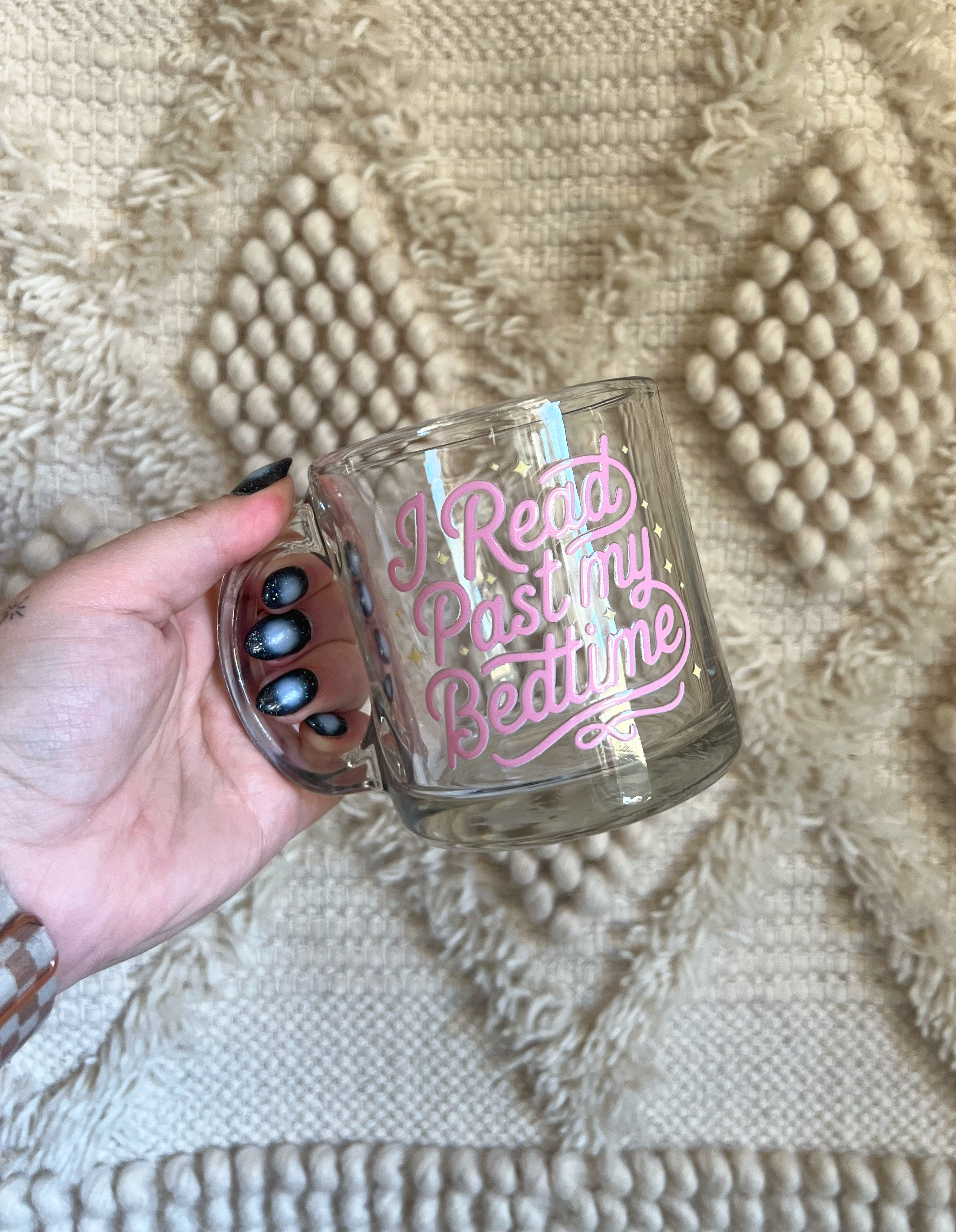 I Read Past My Bedtime Glass Mug