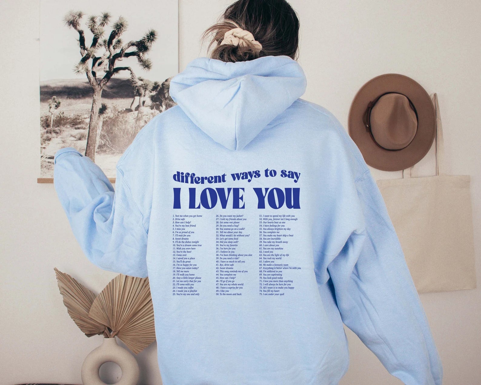 Different Ways to Say I Love You Crewneck/Hoodie