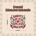Smutty Book Club Decal