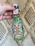 Nature Chapstick Holder Keychain