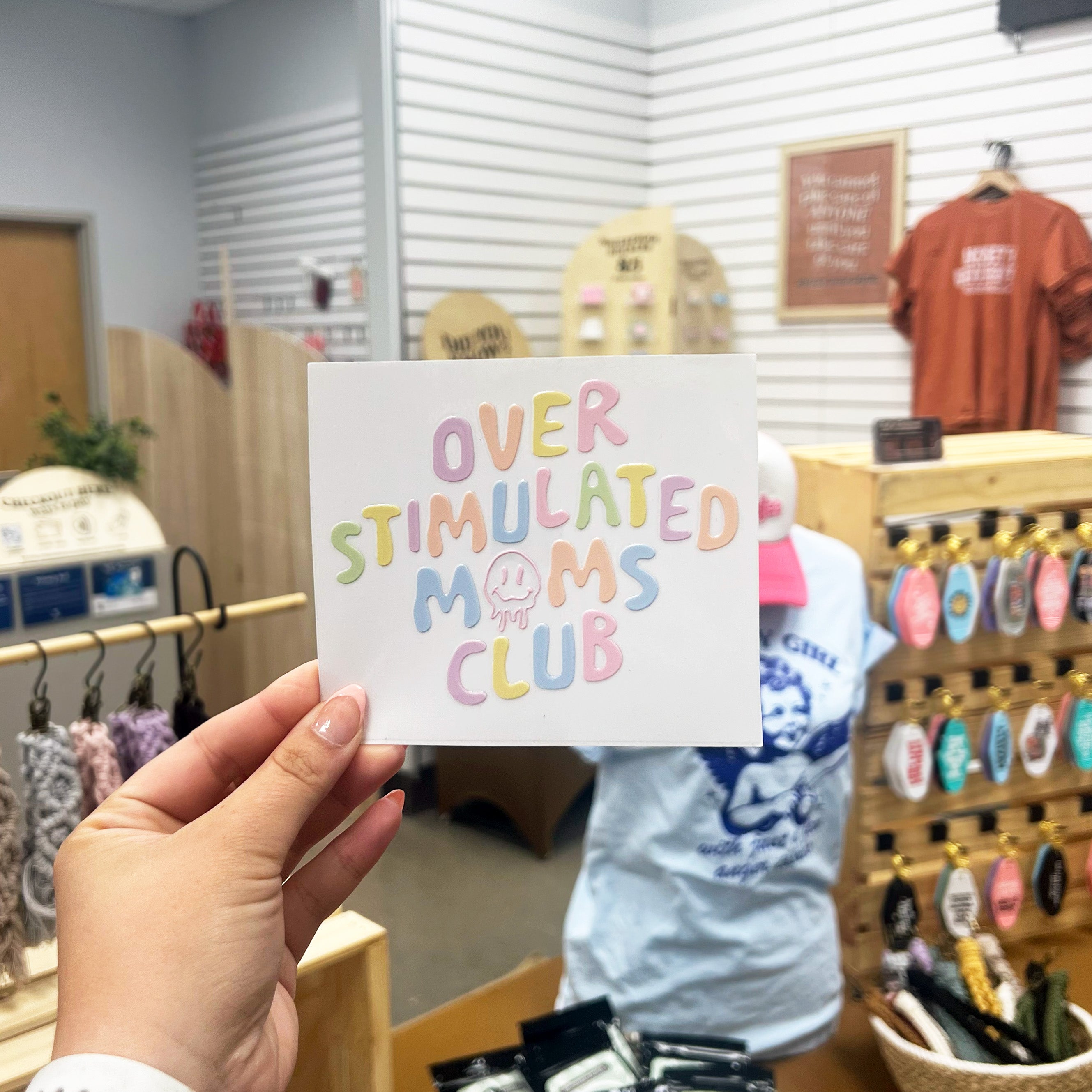 Over Stimulated Moms Club Decal