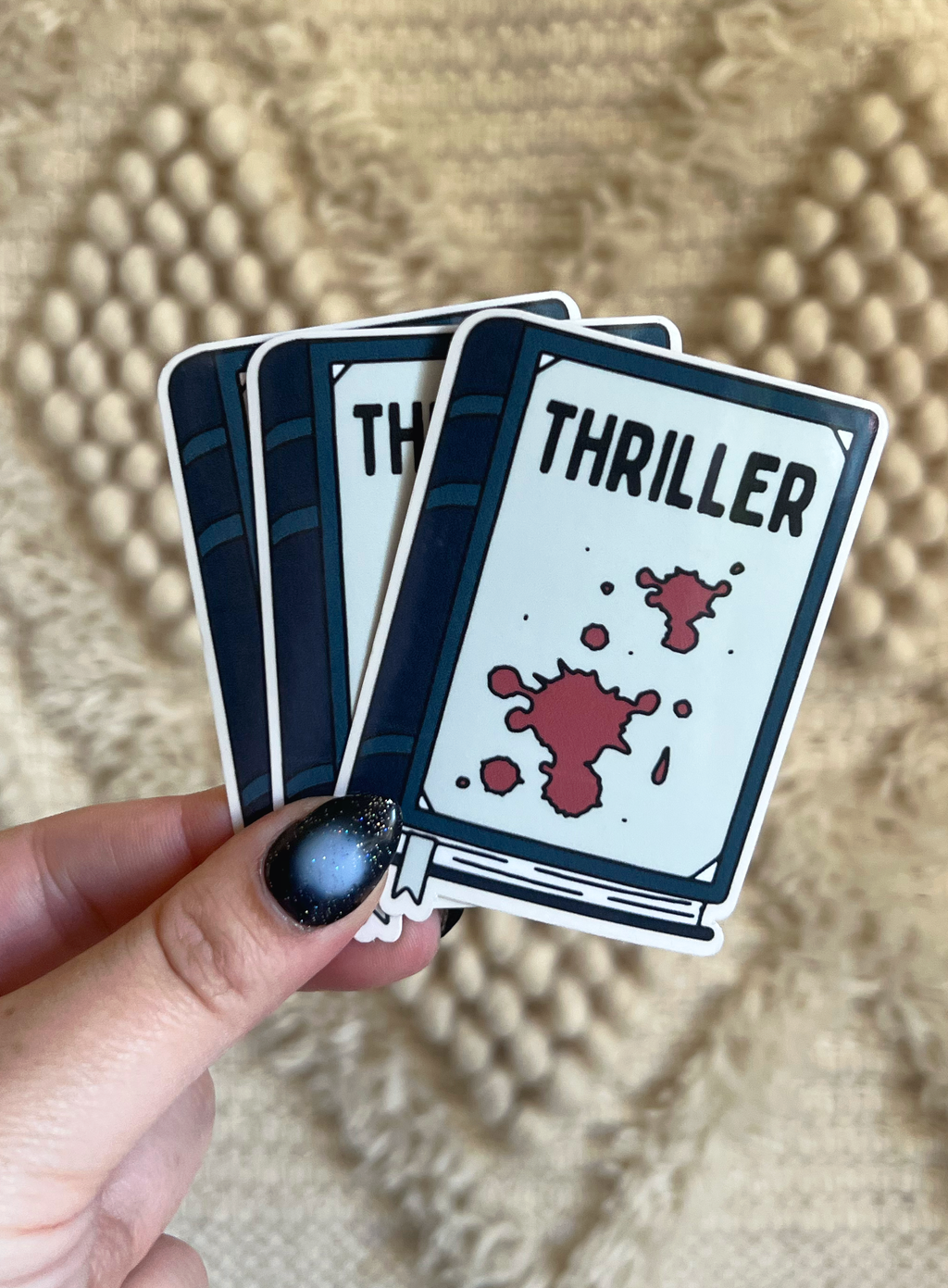 Thriller Book Sticker