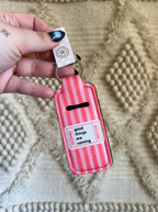 Good Things Are Coming Chapstick Holder Keychain